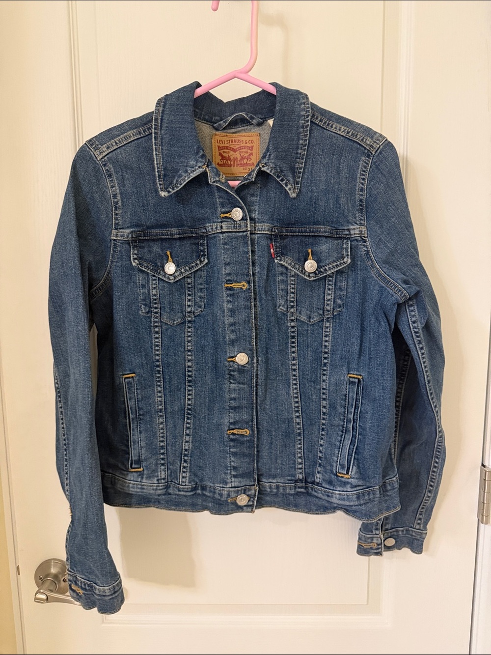 Levi's Medium Blue Denim Trucker Jacket - Women's Jean Jacket